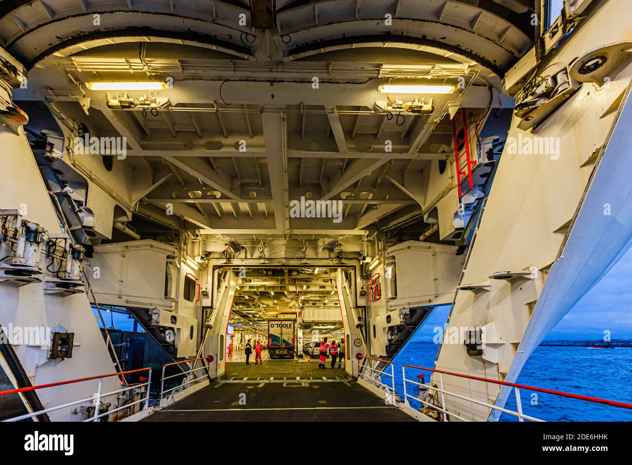 Traghetto Pont Aven di Bretagna Ferries a Roscoff, Francia Foto Stock