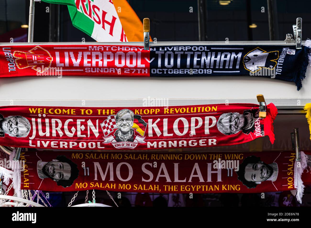 Liverpool FC Fan Shop, Inghilterra Foto Stock