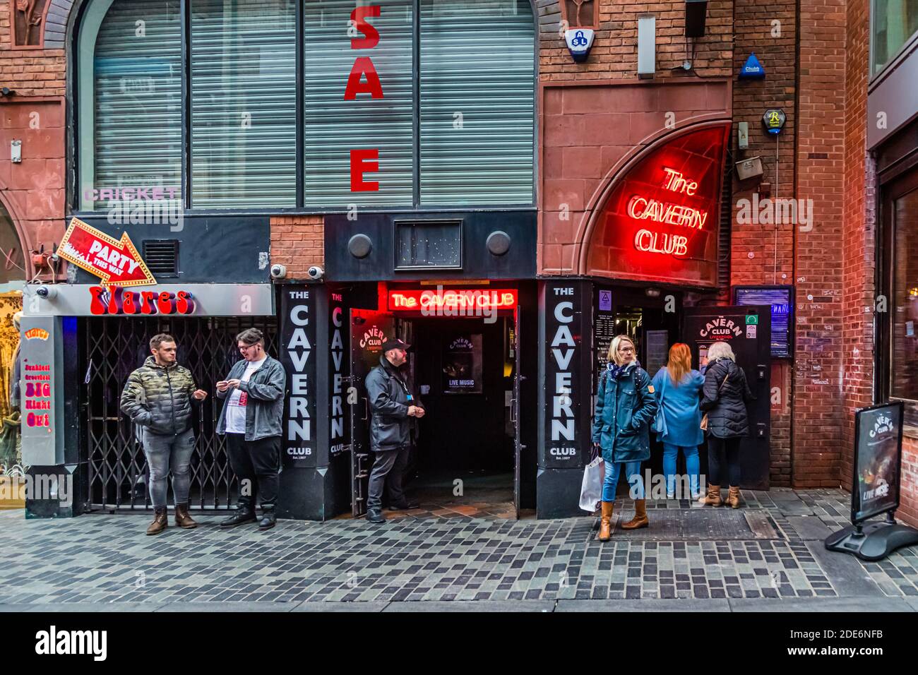 Cavern Club a Liverpool, Inghilterra Foto Stock