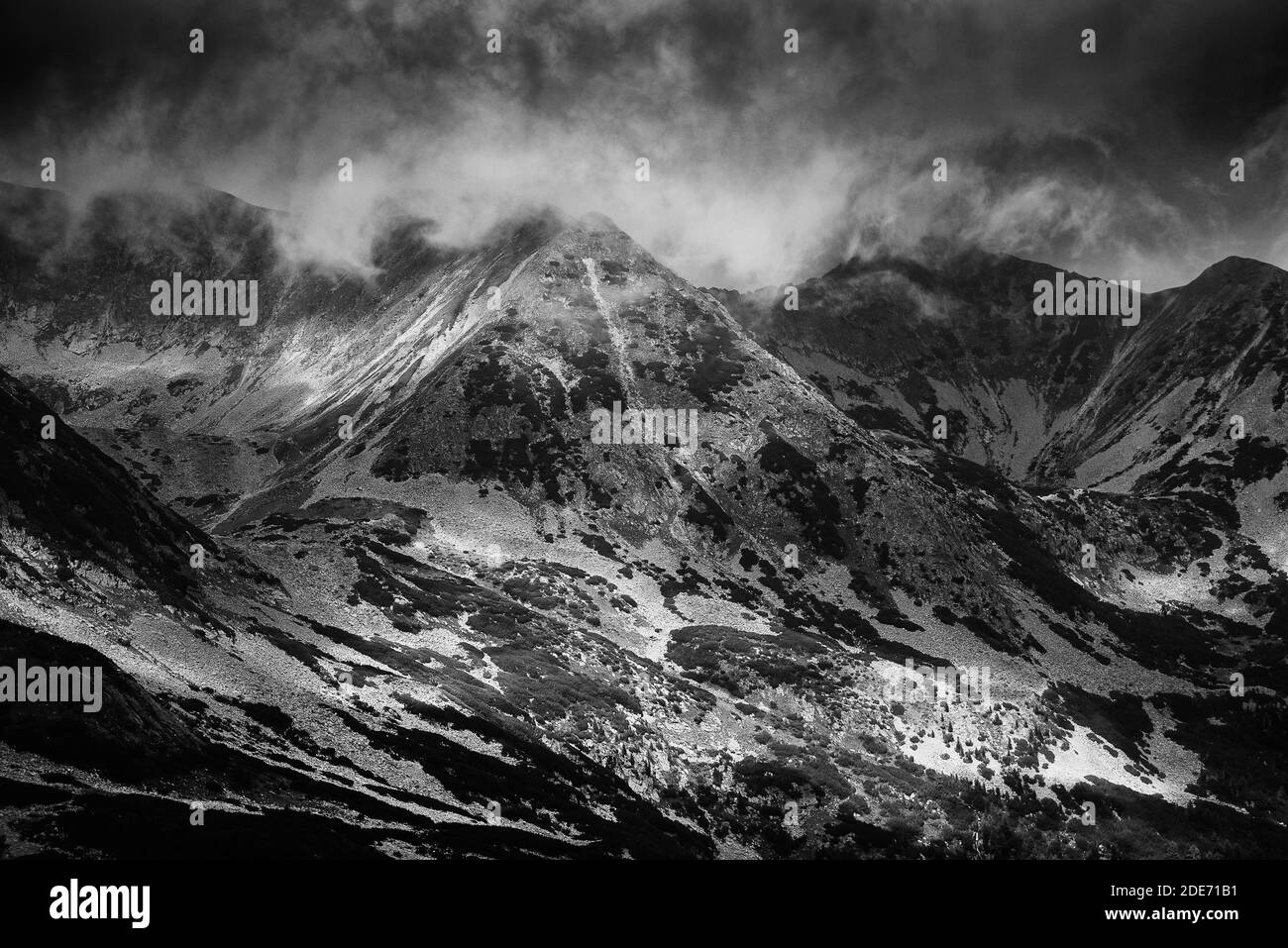 Paesaggio estivo in Retezat Montagne, Romania, Europa Foto Stock