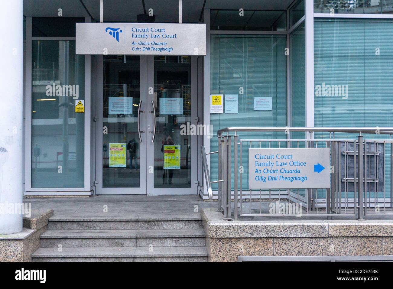 Il Tribunale di diritto di famiglia a Smithfield, Dublino, Irlanda. Questo tribunale si occupa di questioni giuridiche relative al diritto di famiglia. Foto Stock