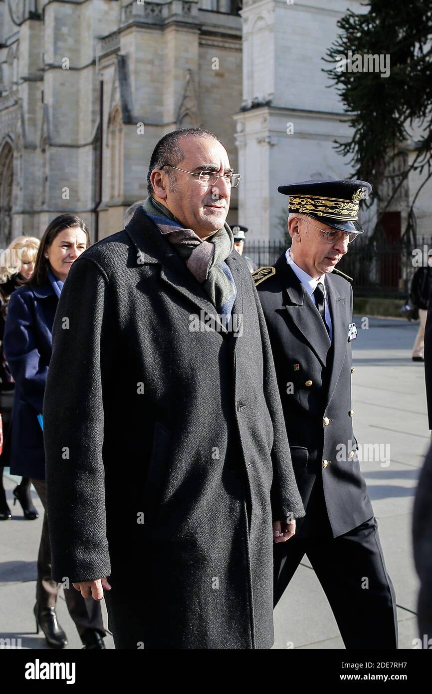 Segretario di Stato per il Ministro degli interni, Laurent Nunez si è recato a Bordeaux per visitare il Centro di supervisione urbana del Municipio di Bordeaux alla presenza del Sindaco di Bordeaux Alain Juppe, Francia, il 10 2019 gennaio.Foto di Thibaud Moritz/ABACAPRESS.COM Foto Stock