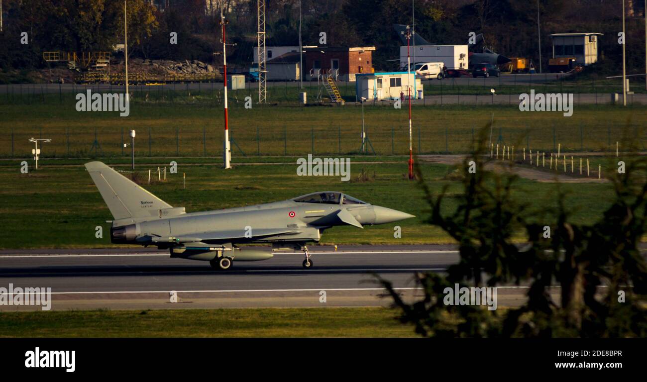 EF 2000 appena sbarcato Foto Stock
