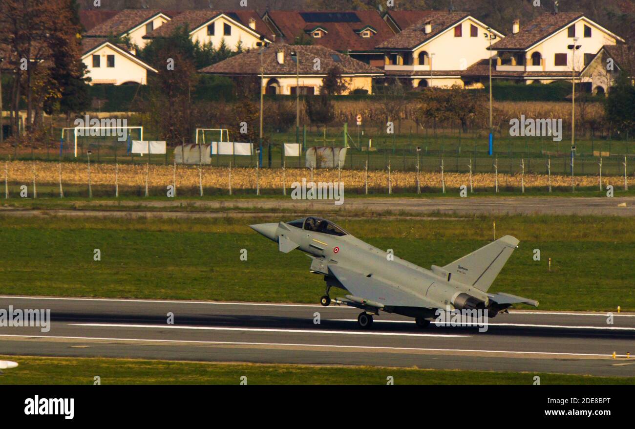 EF 2000 appena sbarcato Foto Stock