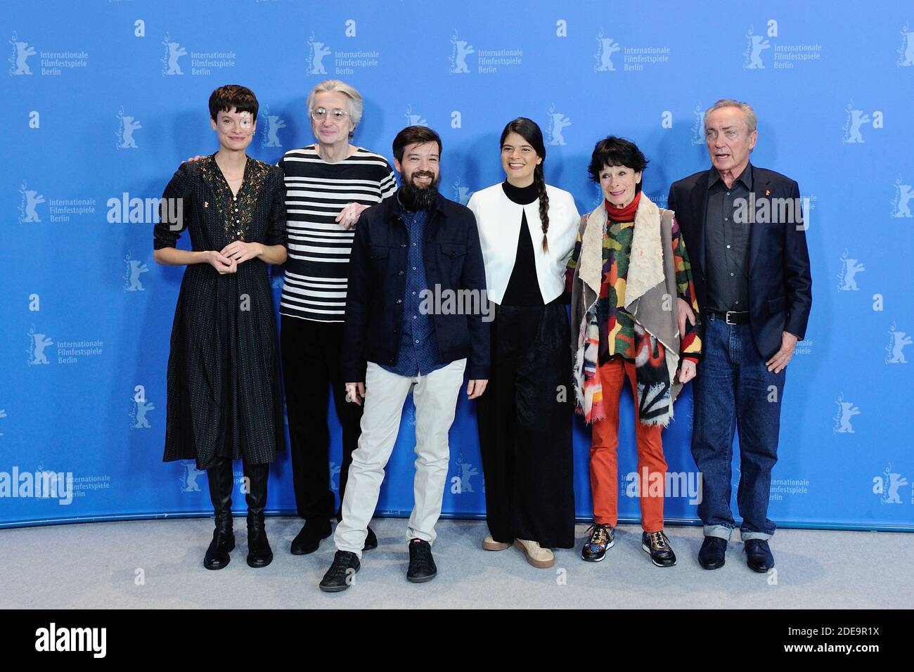 Pau Bertolini, Luis Ospina, Israel Cardenas, Laura Amelia Guzman, Geraldine Chaplin e Udo Kier partecipano alla Photocall la Fiera Y la Fiesta (Sacre Beasts) nell'ambito del 69° Festival Internazionale del Cinema di Berlino (Berlinale) il 13 febbraio 2019. Foto di Aurore Marechal/ABACAPRESS.COM Foto Stock