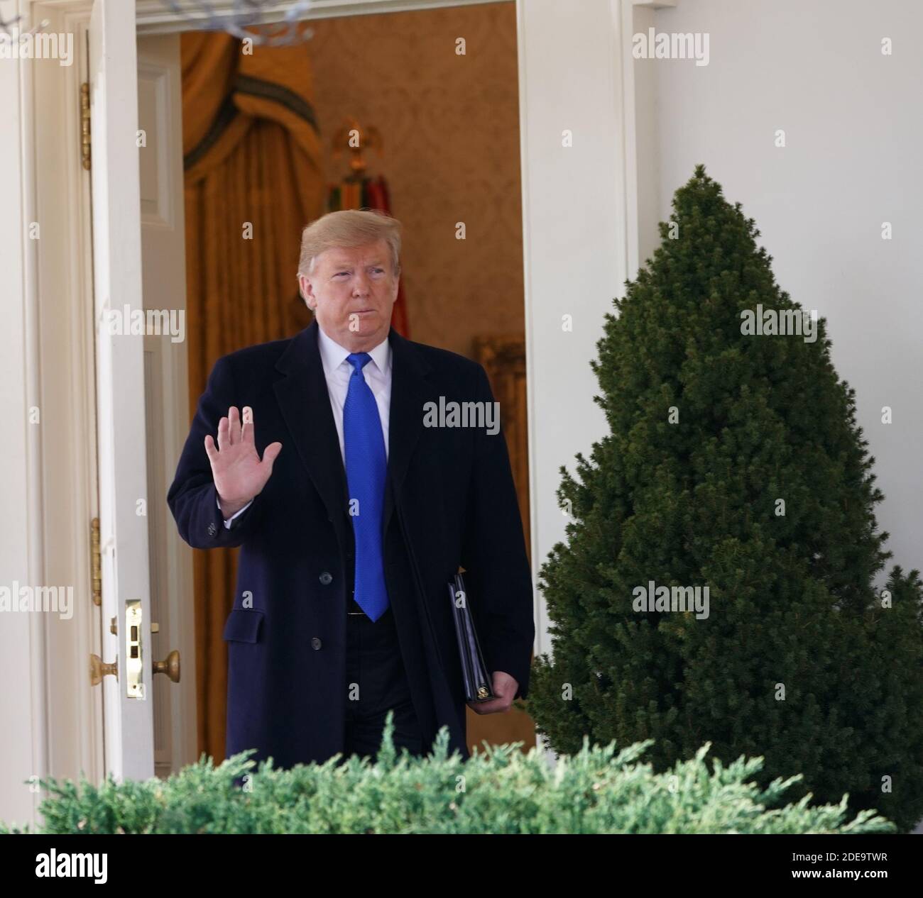 15 gennaio 2019 - Washington, DC, Stati Uniti: Il presidente degli Stati Uniti Donald J. Trump dichiara un'emergenza nazionale sul confine meridionale e la necessità di sicurezza alle frontiere. Chris Kleponis/piscina/ABACAPRESS.COM Foto Stock