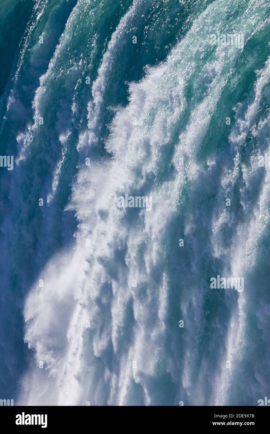 Cascate del Niagara dal lato canadese, Ontario. Foto Stock