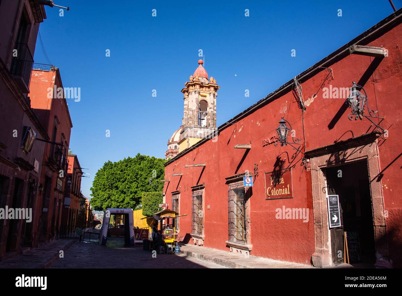 Il centro storico della coloniale San Miguel de Allende, Guanajuato, Messico Foto Stock