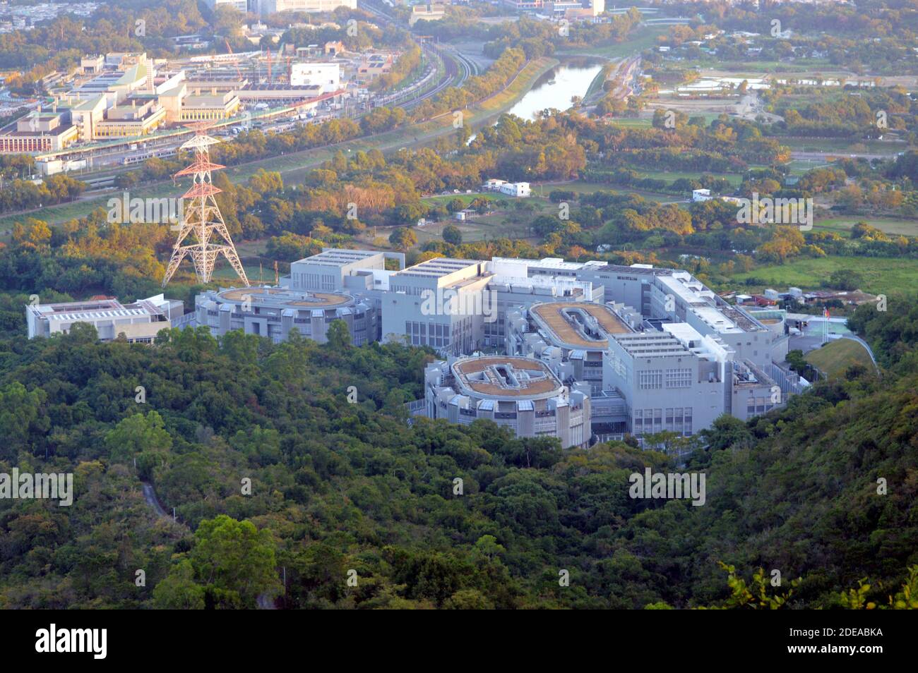 Lo Wu Correctional Institution, una prigione femminile nei pressi di Sheung Shui, New Territories, Hong Kong, gestita dal Dipartimento dei servizi Correctivi Foto Stock