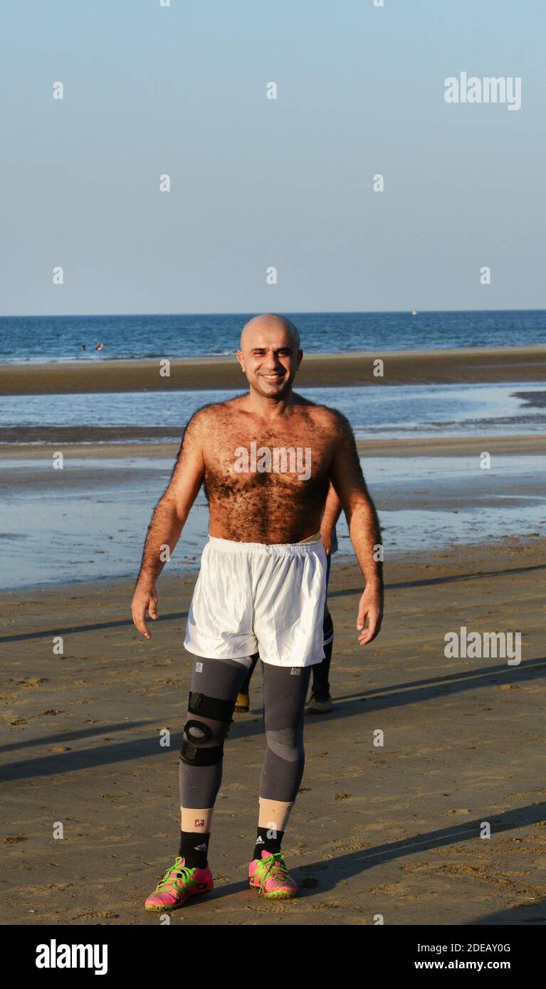 Qurum Beach a Muscat, Oman. Foto Stock