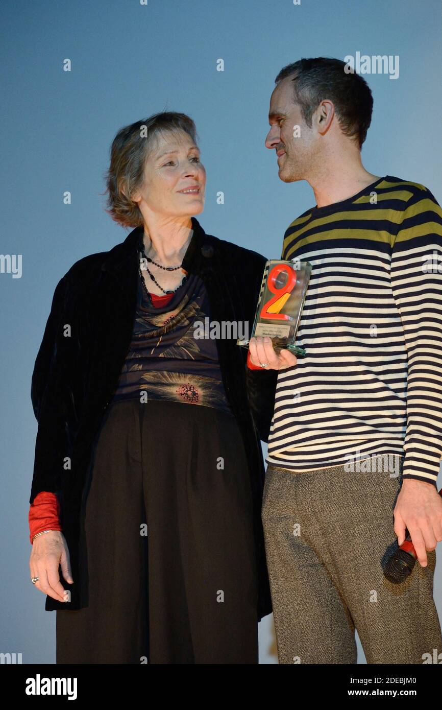 Madeline Fontaine e Yves Heck frequentano il Tributo a Madeline Fontaine come parte del 9 ° Festival 2 Cinema di Valenciennes a Valenciennes, Francia il 21 marzo 2019. Foto di Aurore Marechal/ABACAPRESS.COM Foto Stock