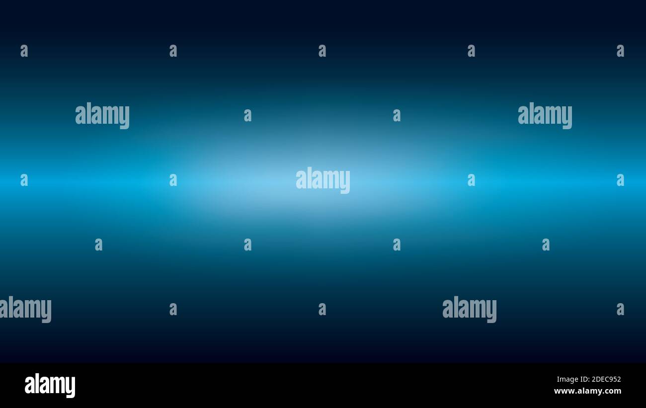 Futuristico gradiente creativo sfondo astratto blu scuro con luce orizzontale fascio luminoso Foto Stock