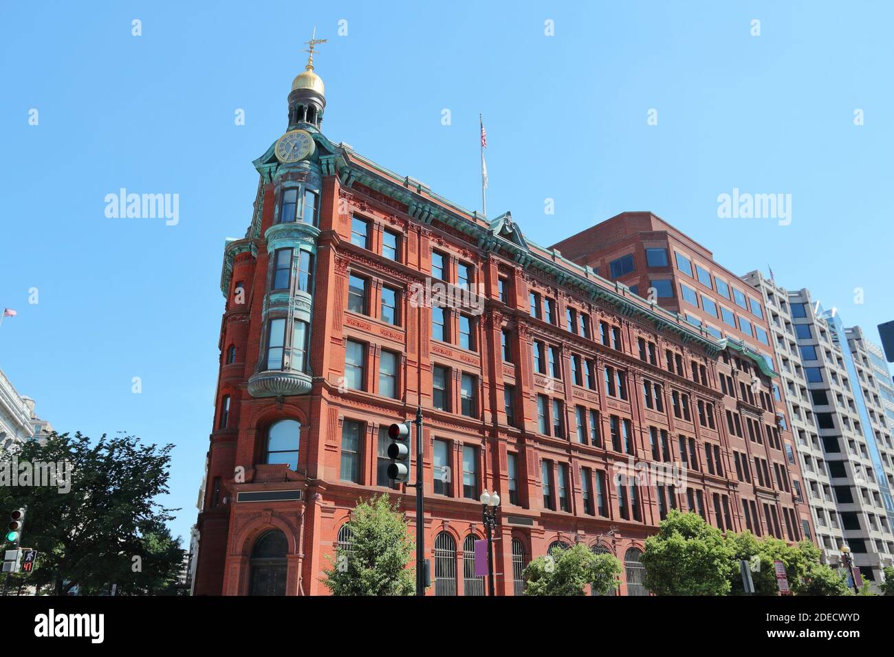 National Savings and Trust Company, edificio storico della banca a Washington D.C., monumento storico nazionale statunitense. Foto Stock