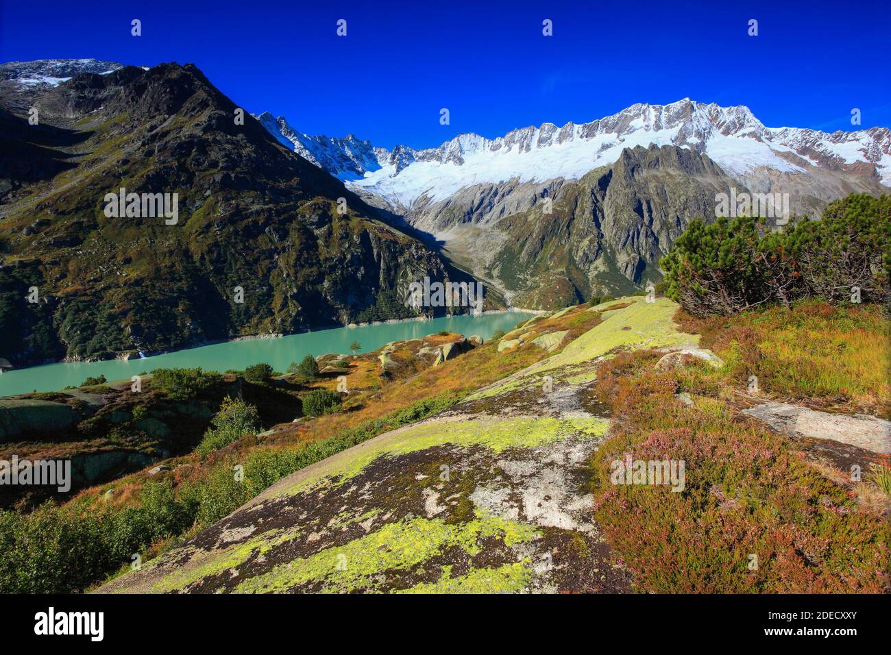 Geografia / viaggio, Svizzera, Dammastock, 3630m, Goescheneralpsee, Ur, Additional-Rights-Clearance-Info-not-available Foto Stock