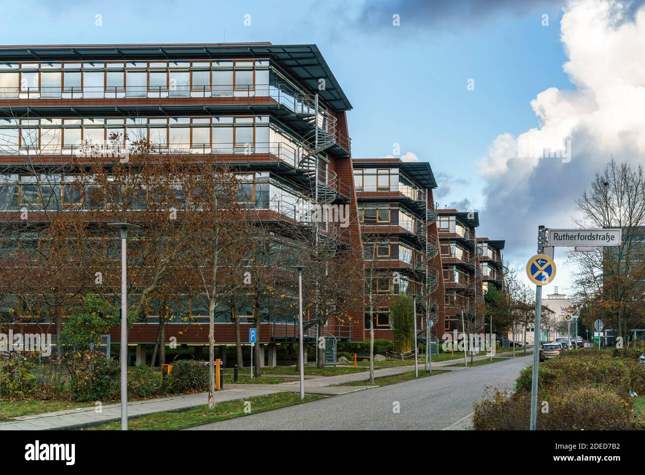 Humboldt-Universität zu Berlin , Mathematisch-Naturwissenschaftliche Fakultät , Adlershof, Berlino Foto Stock