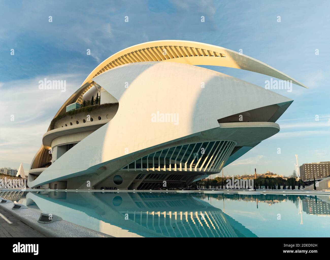 Arte architettura scienza e design museo valencia spagna Foto Stock