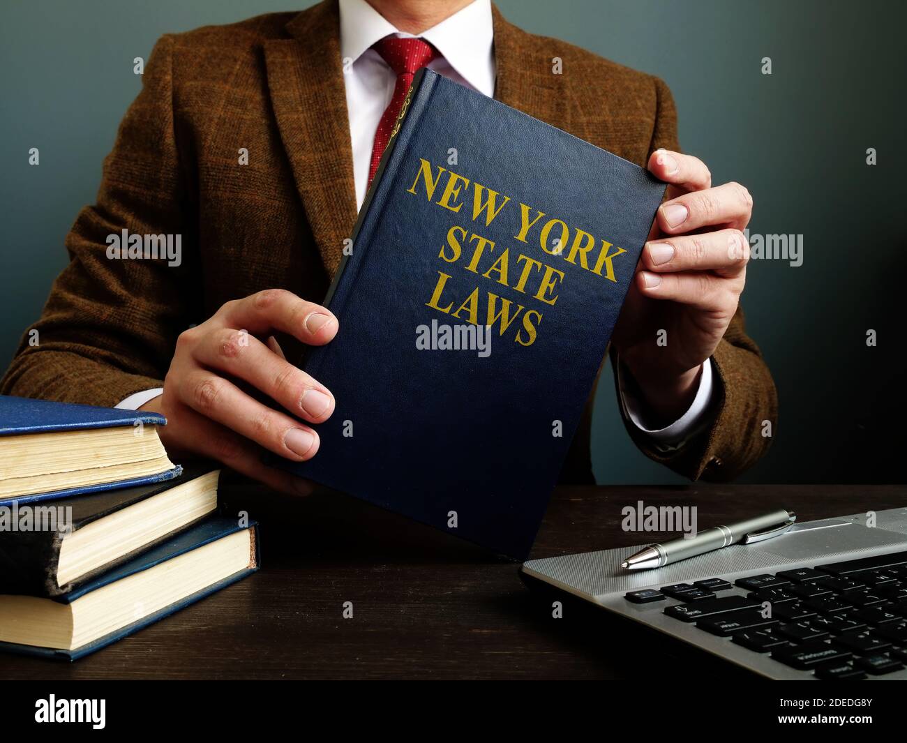 Avvocato mostra New York state Law libro. Foto Stock