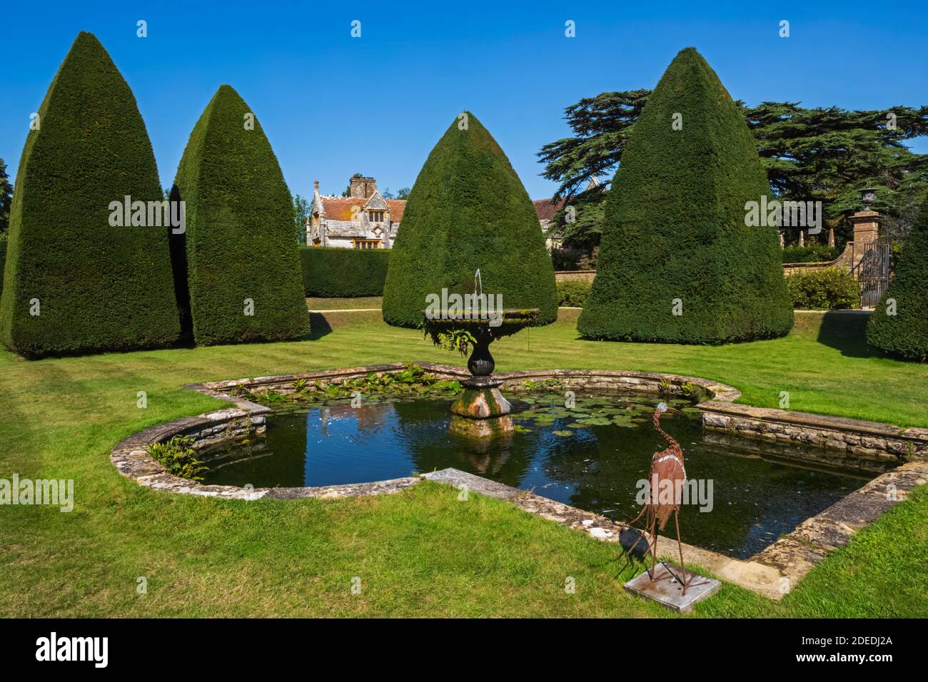 Inghilterra, Dorset, Dorchester, Athelhampton Casa maestosa e Giardini, il Giardino Foto Stock