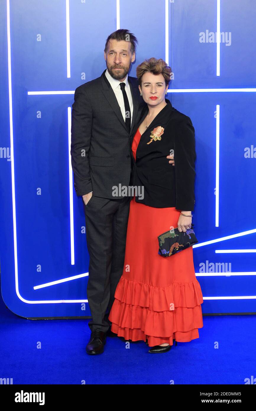 Susan Lynch e Craig Parkinson partecipano alla prima europea di "Ready Player One" presso Vue West End il 19 marzo 2018 a Londra, Inghilterra. Foto Stock