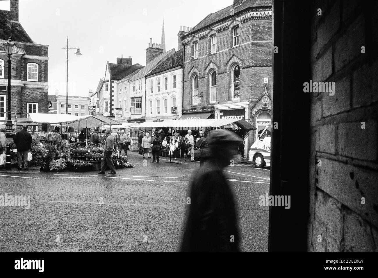 Market Day, Louth, Lincolnshire, Inghilterra, Regno Unito Foto Stock