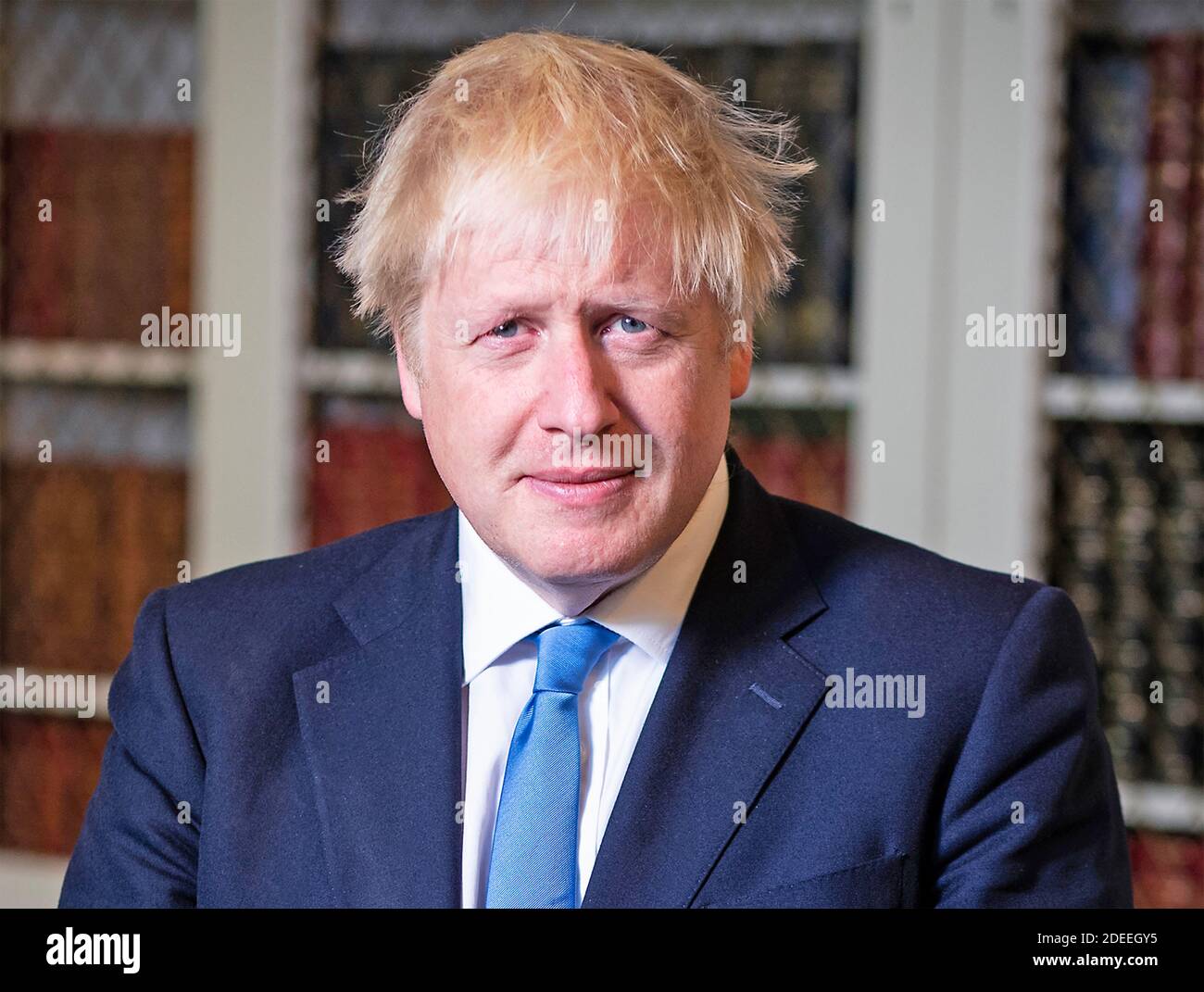BORIS JOHNSON politico conservatore inglese come primo Ministro nel 2019 Foto Stock