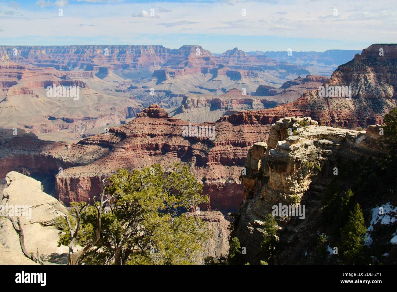 Vista a distanza sul Grand Canyon, Arizona, USA Foto Stock