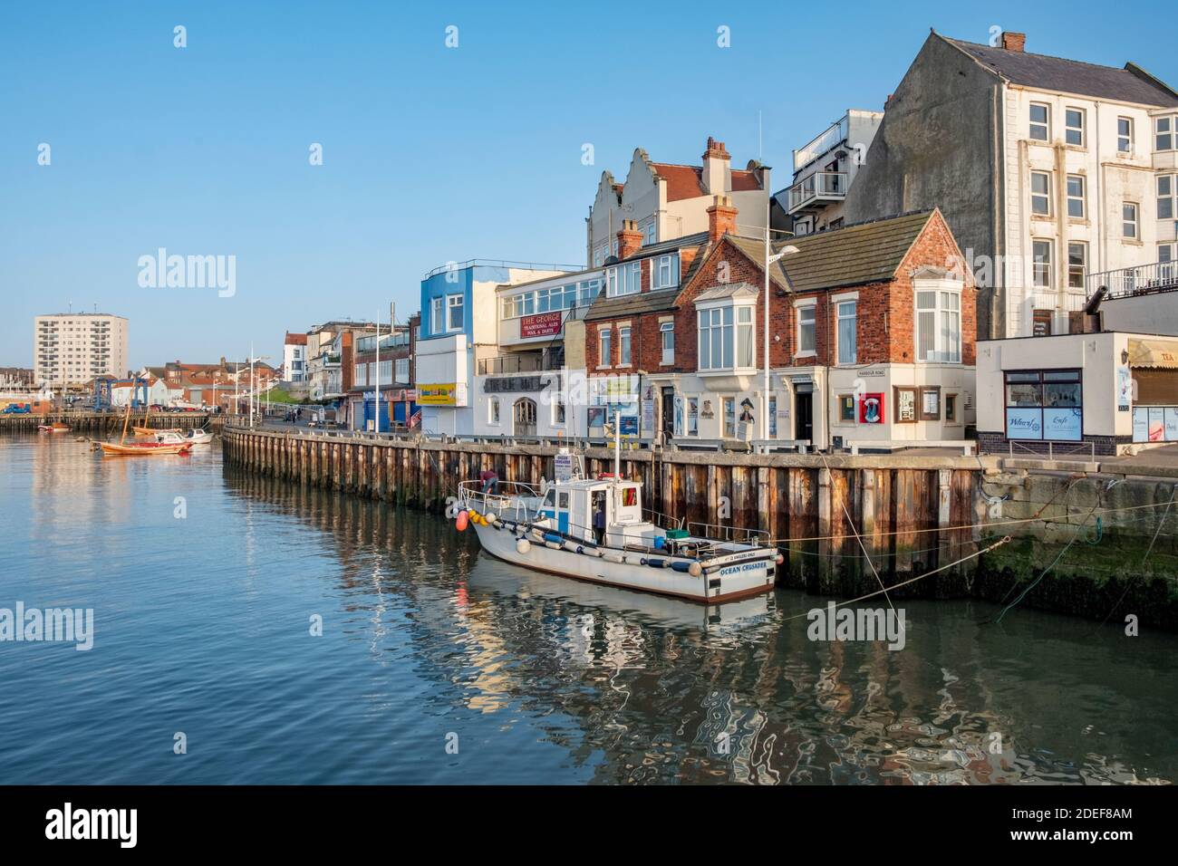 Porto di Bridlington , East Riding o Yorkshire, Inghilterra, Regno Unito Foto Stock