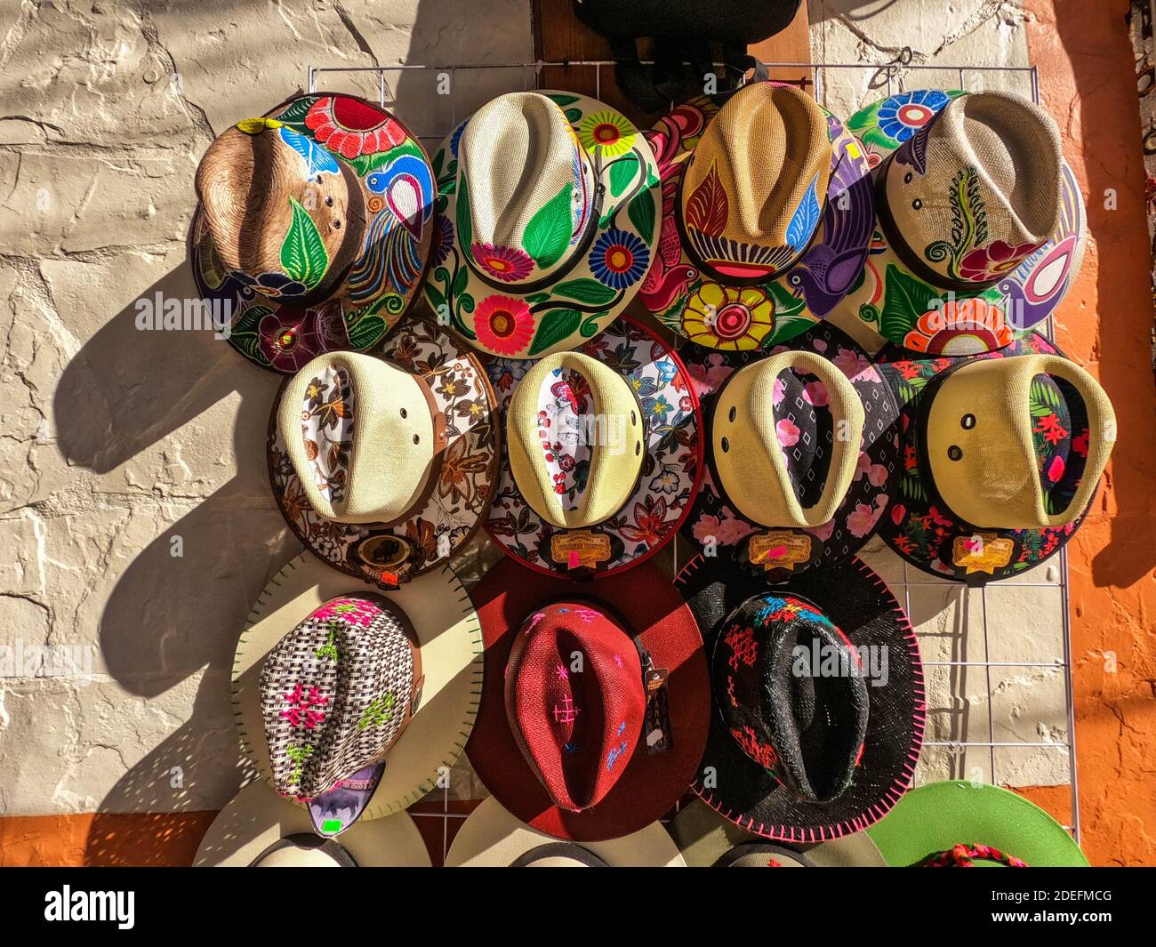Cappelli in vendita, Xilla, San Luis Potosi, Messico Foto stock - Alamy