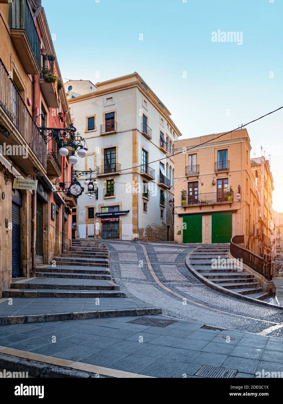 Tarragona, Spagna - Set 20 2020: Città spagnola di Tarragona sulla costa mediterranea Foto Stock
