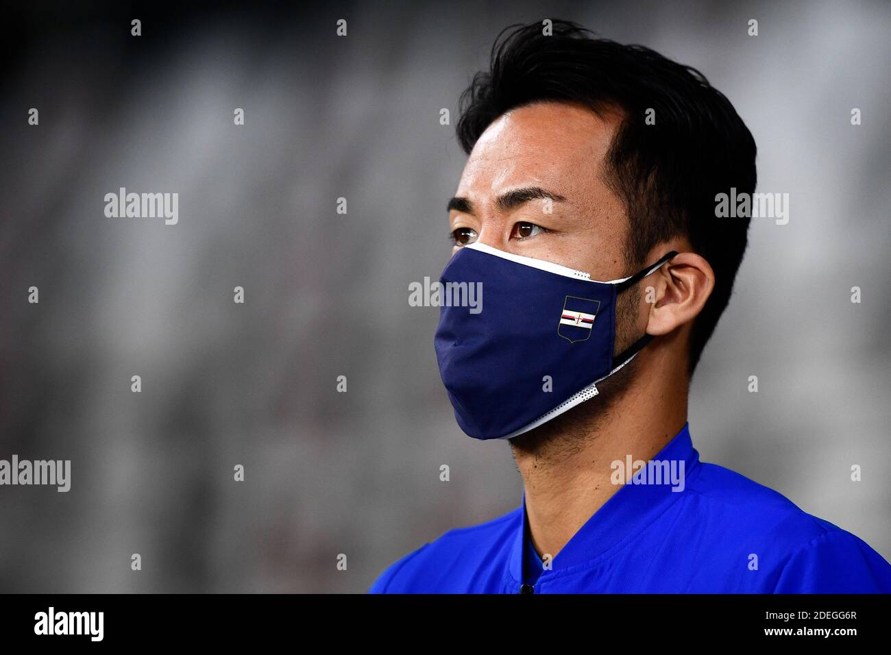 Torino, Italia - 30 novembre 2020: Maya Yoshida della UC Sampdoria guarda prima della Serie UNA partita di calcio tra Torino FC e UC Sampdoria. La partita terminò il cravatta del 2-2. Credit: Nicolò campo/Alamy Live News Foto Stock