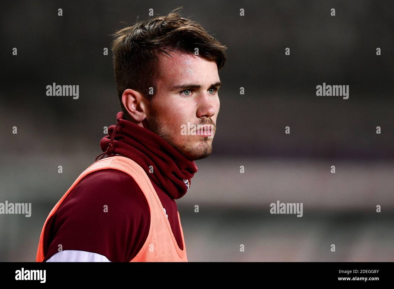 Torino, Italia - 30 novembre 2020: Krisztofer Horvath del Torino FC guarda alla fine della Serie UNA partita di calcio tra Torino FC e UC Sampdoria. La partita terminò il cravatta del 2-2. Credit: Nicolò campo/Alamy Live News Foto Stock