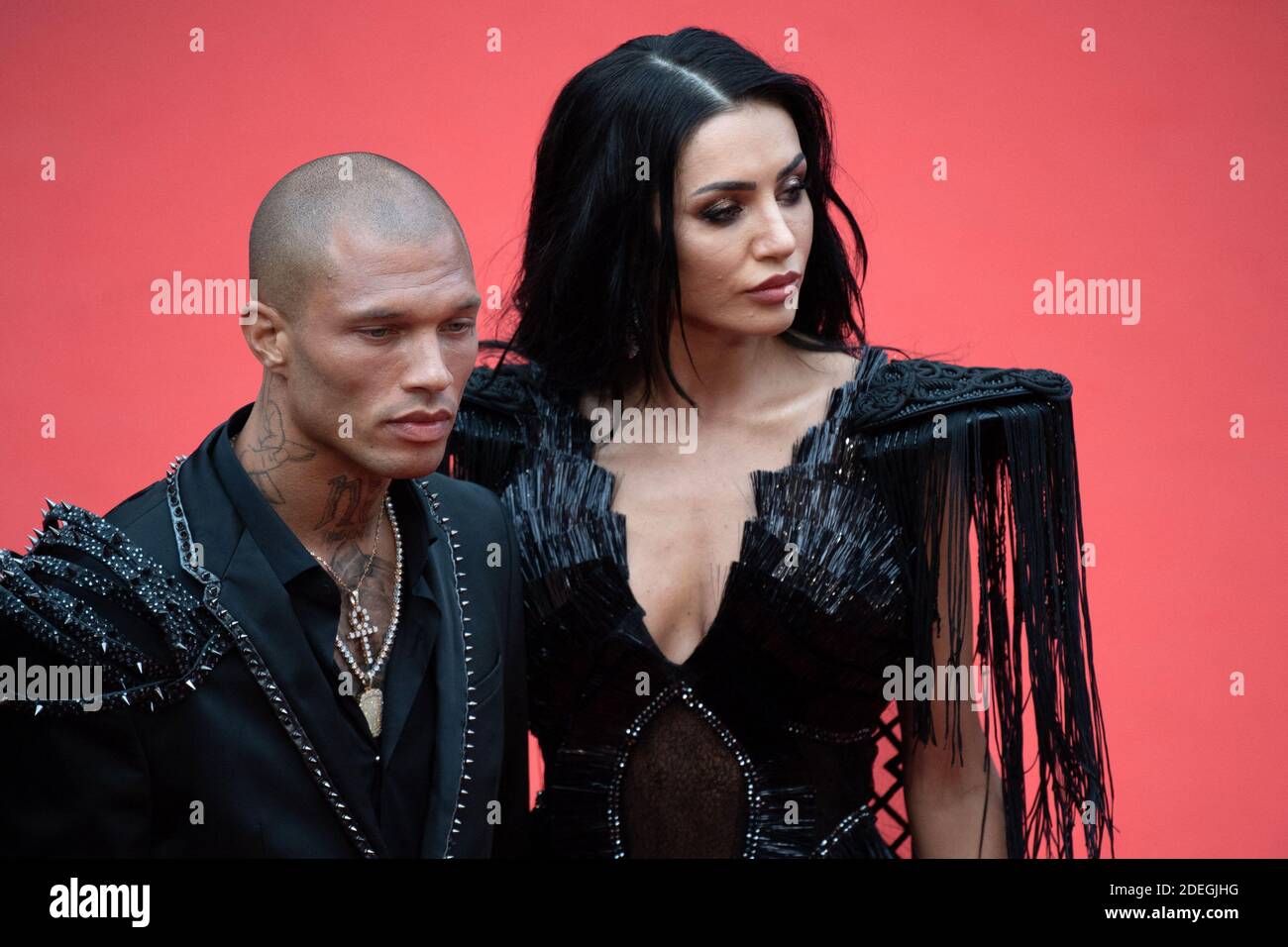 Andreea SASU e Jeremy Meeks hanno partecipato al Red Carpet di apertura e al Dead Don't Die Premiere nell'ambito del 72esimo Festival Internazionale del Cinema di Cannes, in Francia, il 14 maggio 2019. Foto di Aurore Marechal/ABACAPRESS.COM Foto Stock