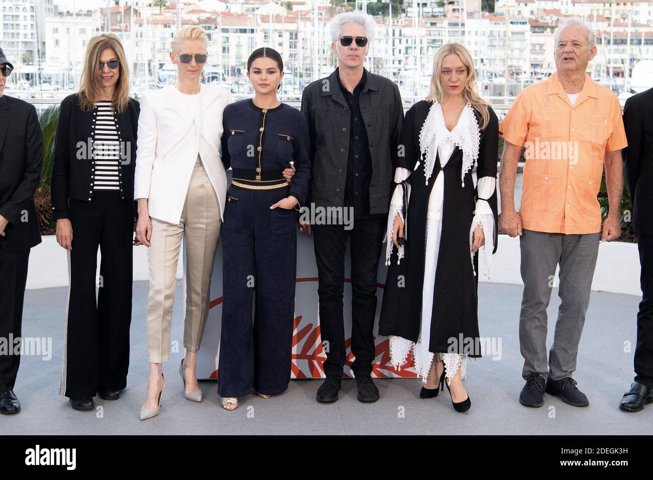 Sara driver, Tilda Swinton, Selena Gomez, Jim Jarmusch, Chloe Sevigny e Bill Murray partecipano alla fotocellula per il Dead Don t Die durante il 72o Festival Internazionale del Cinema di Cannes al Palais des Festivals il 15 maggio 2019 a Cannes, Francia.(Foto di David Niviere/ABACAPRESS.COM) Foto Stock