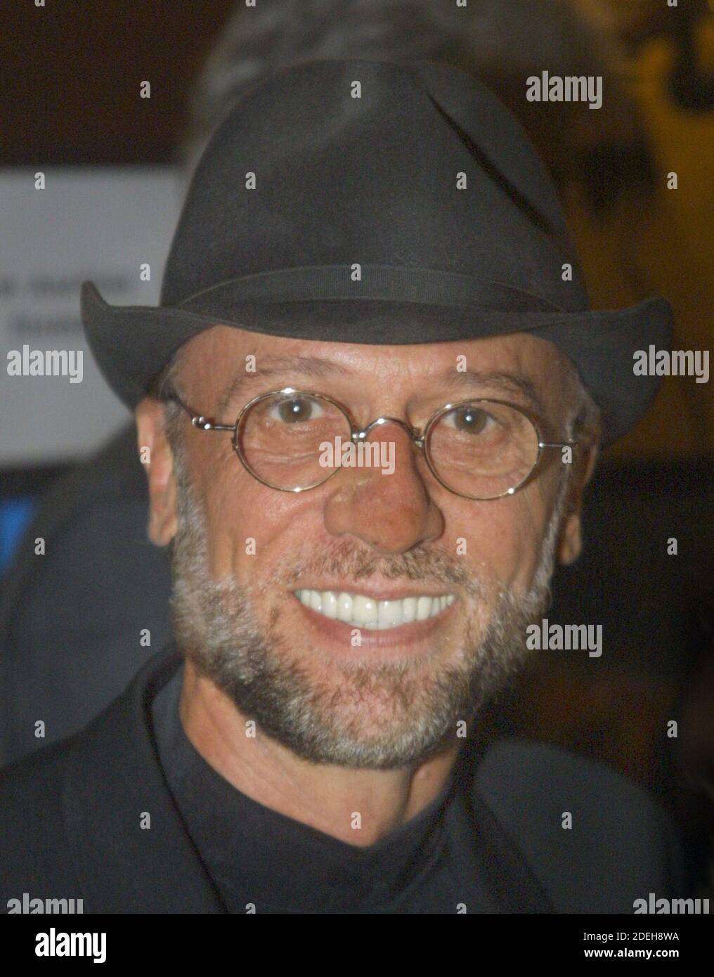 Miami Beach, FL 11-3-2001 Maurice Gibb (BeeGees) al Moonlight Rhapsody VII Fundraiser a beneficio di i Care, al Bath Club. Foto di Adam Scul/PHOTOlink Foto Stock