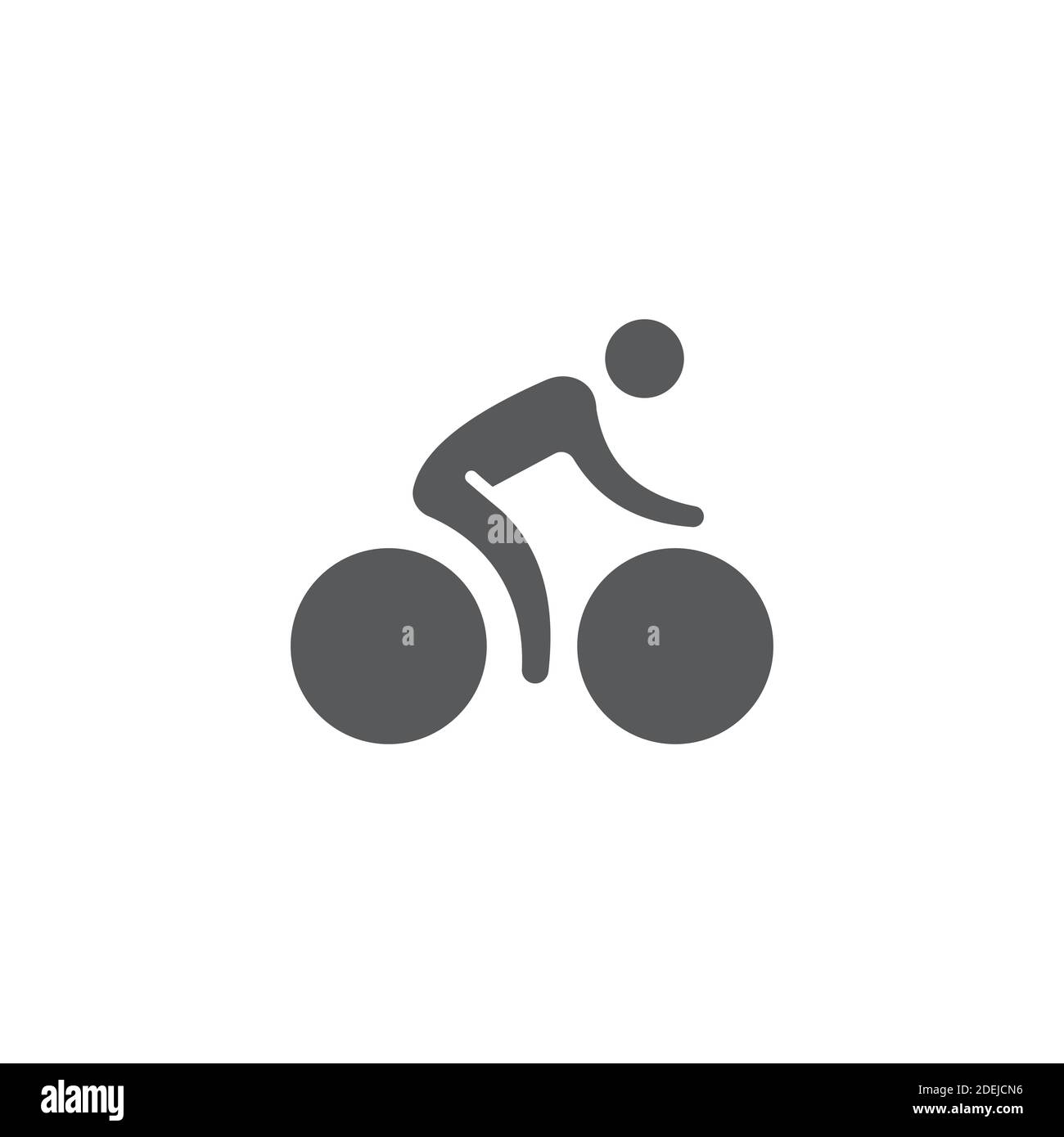 Icona del ciclo, colore, linea, segno vettoriale del contorno, pittogramma di stile lineare isolato su bianco. Simbolo, illustrazione del logo. Illustrazione Vettoriale