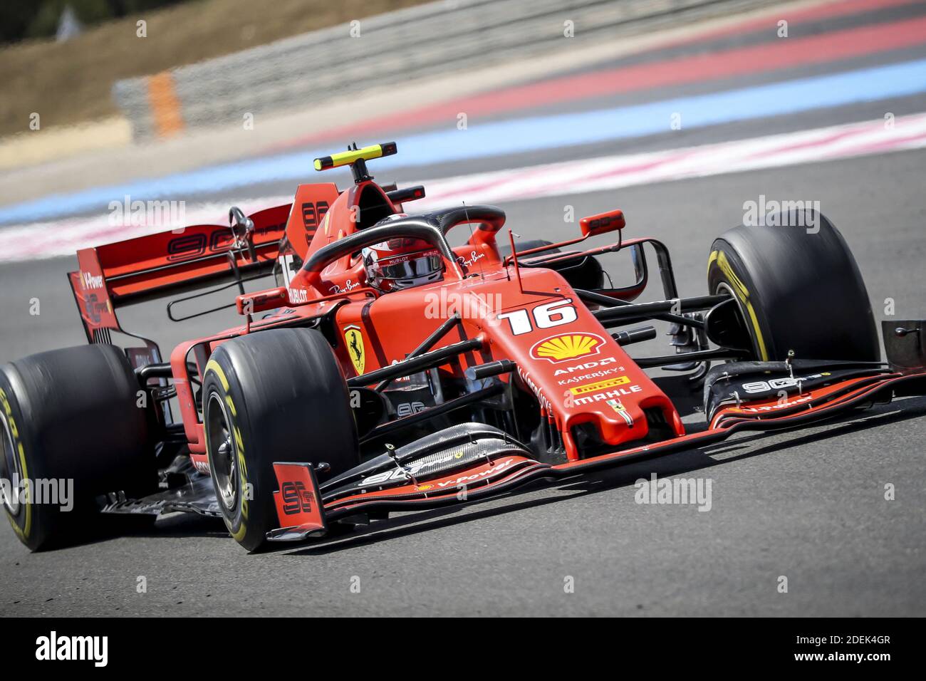 Charles Leclec (Scuderia Ferrari) si svolge durante il Gran Premio di Francia 2019, le Castellet , Francia, il 23 giugno 2019. Foto di Marco Piovanotto/ABACAPRESS.COM Foto Stock