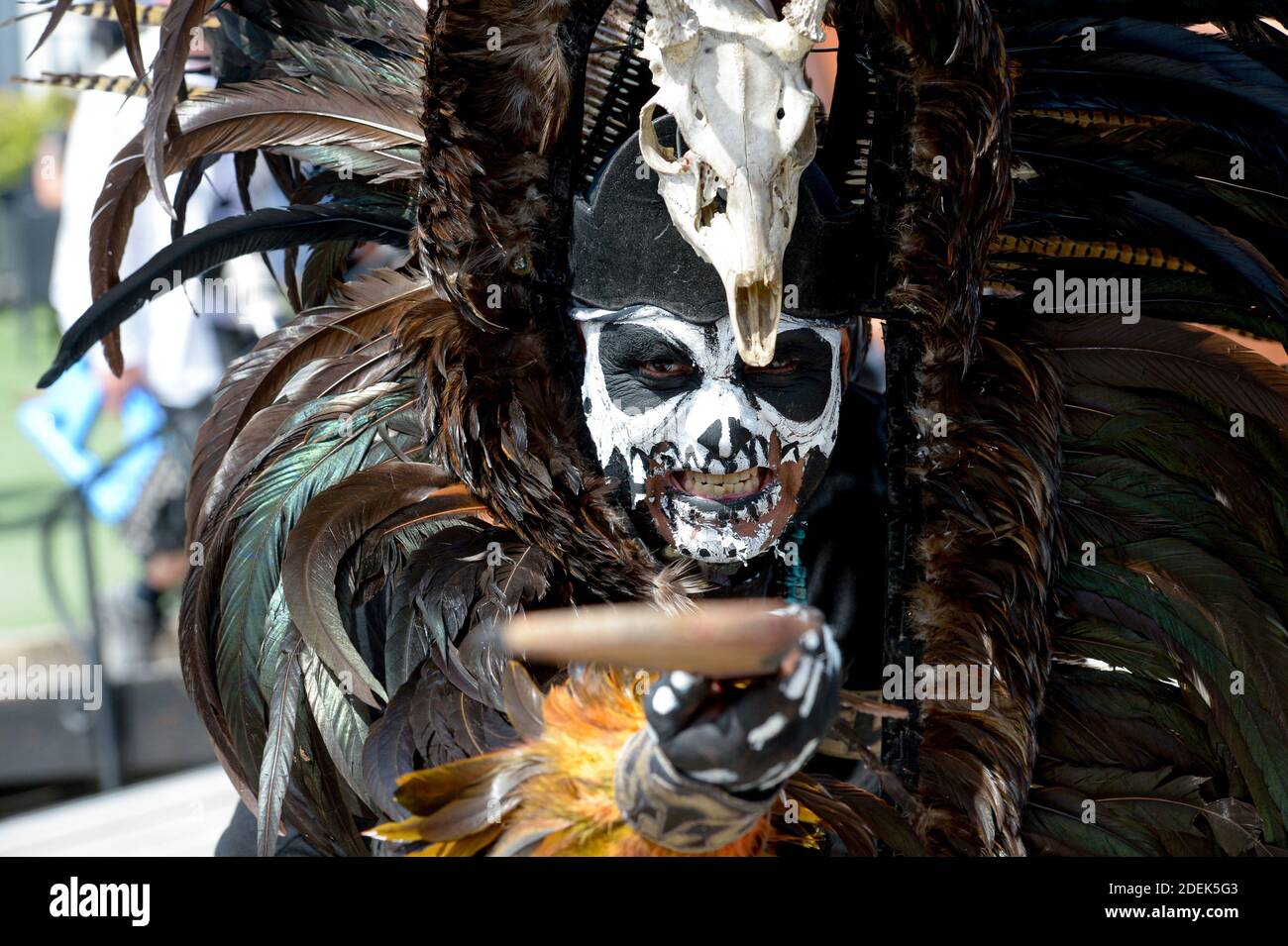 Atmosfera generale durante il festival all'aperto Hellfest il 23 giugno 2019 a Clisson, Francia Foto di Julien Reynaud/APS-Medias/ABACAPRESS.COM Foto Stock