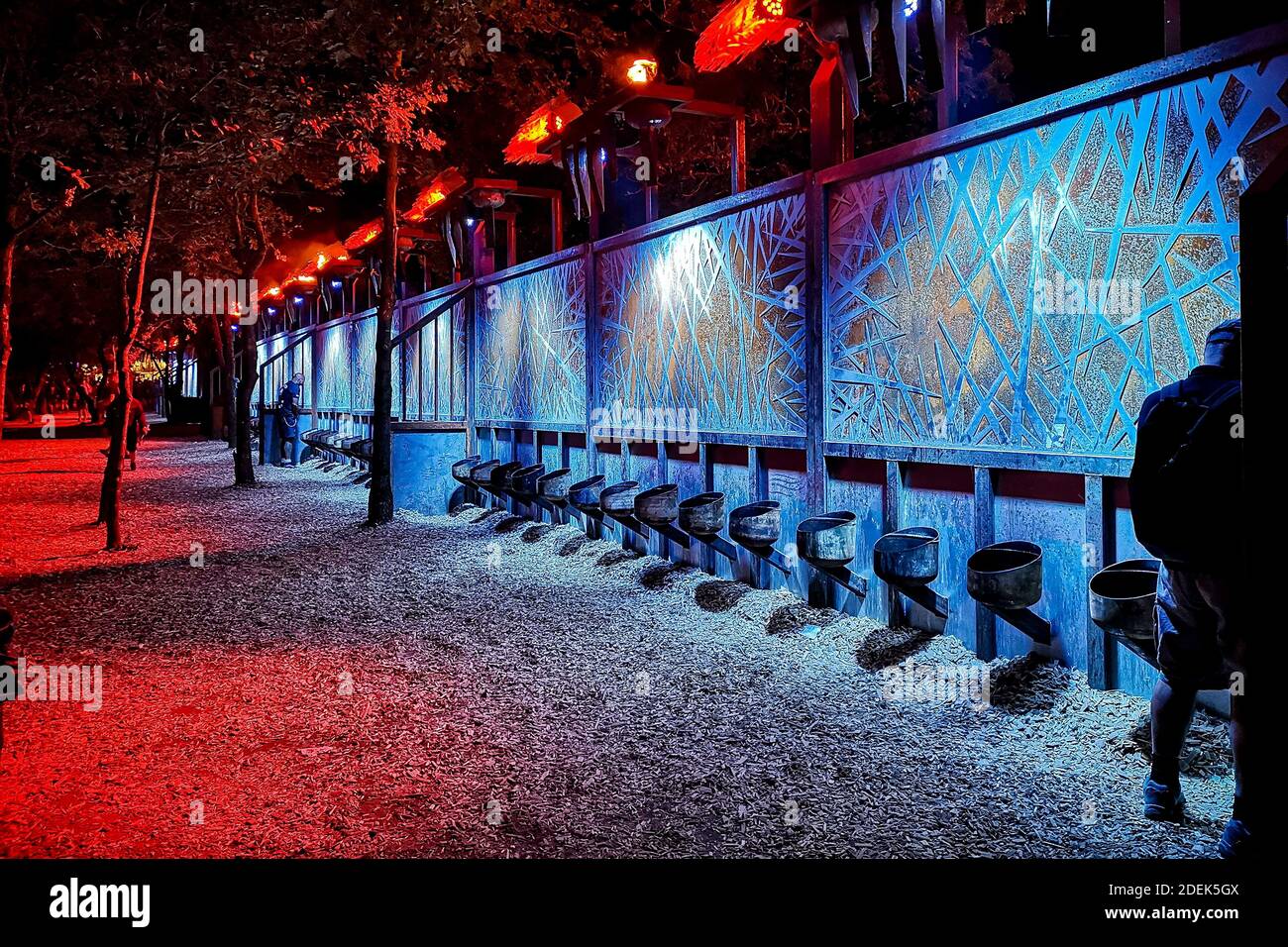 Atmosfera generale durante il festival all'aperto Hellfest il 23 giugno 2019 a Clisson, Francia Foto di Julien Reynaud/APS-Medias/ABACAPRESS.COM Foto Stock