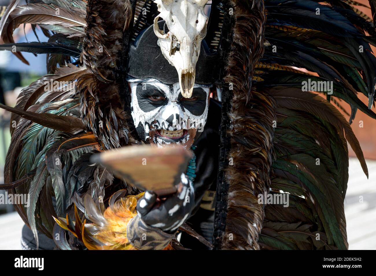 Atmosfera generale durante il festival all'aperto Hellfest il 23 giugno 2019 a Clisson, Francia Foto di Julien Reynaud/APS-Medias/ABACAPRESS.COM Foto Stock