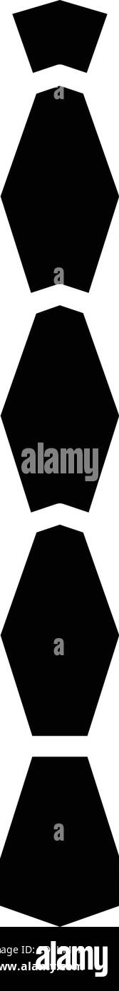 Colonna infinita, Romania, riportata a Glory, Targu Jiul icone vettoriali completamente modificabili Illustrazione Vettoriale