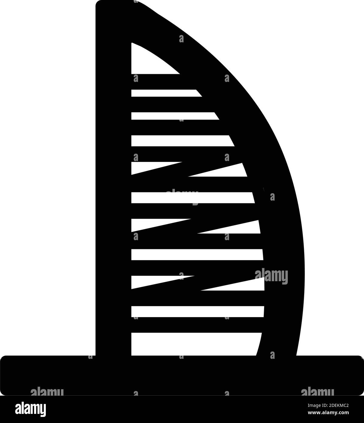 Kilimanjaro, Tanzania, montagna, Monte Kilimanjaro icone vettoriali completamente modificabili Illustrazione Vettoriale