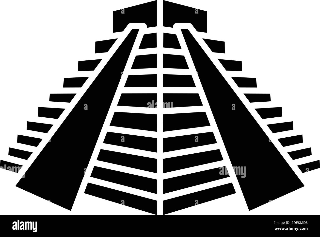White Cliffs, dover, Gran Bretagna, Inghilterra icone vettoriali completamente modificabili Illustrazione Vettoriale