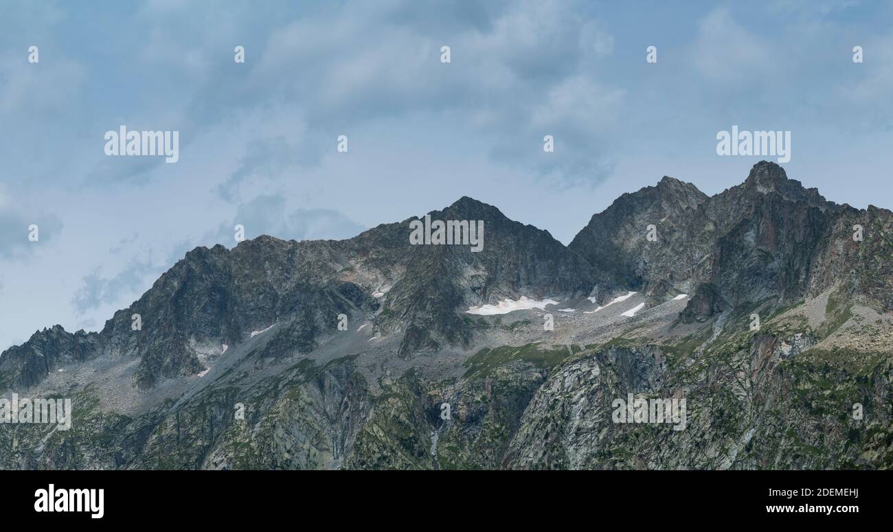 PIC de Néouvielle, Riserva Naturale di Néouvielle, Vallée d'Aure, l'Occitanie, alti Pirenei, Francia, Europa Foto Stock