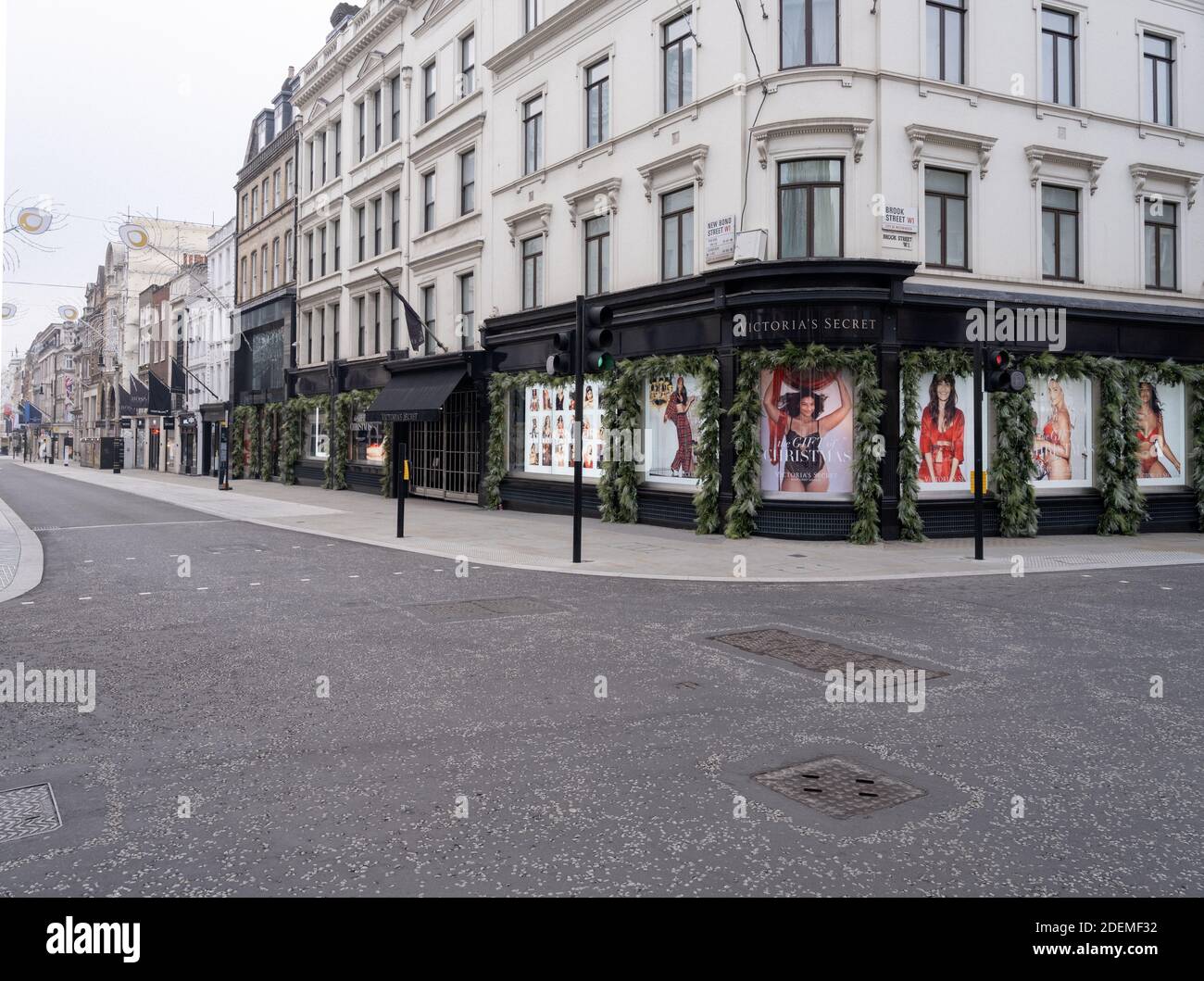 GRAN BRETAGNA / Inghilterra / Londra / Victoria Secret ha chiuso lo storefront a New Bond Street . Foto Stock