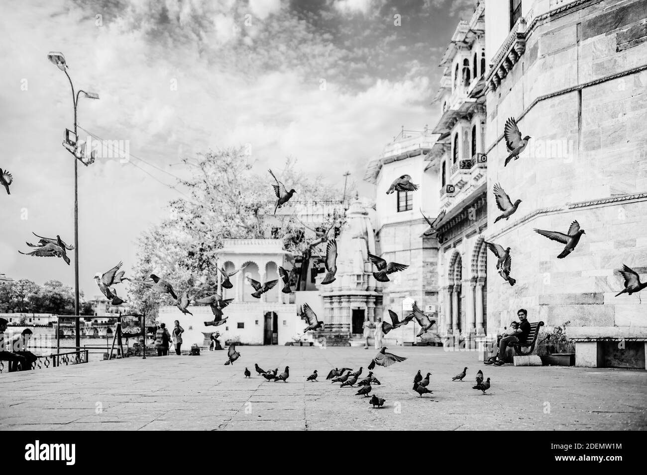 DELI, INDIA - 05 marzo 2016: La cultura indiana & è gente colorata amichevole, gli edifici belli e l'architettura Foto Stock