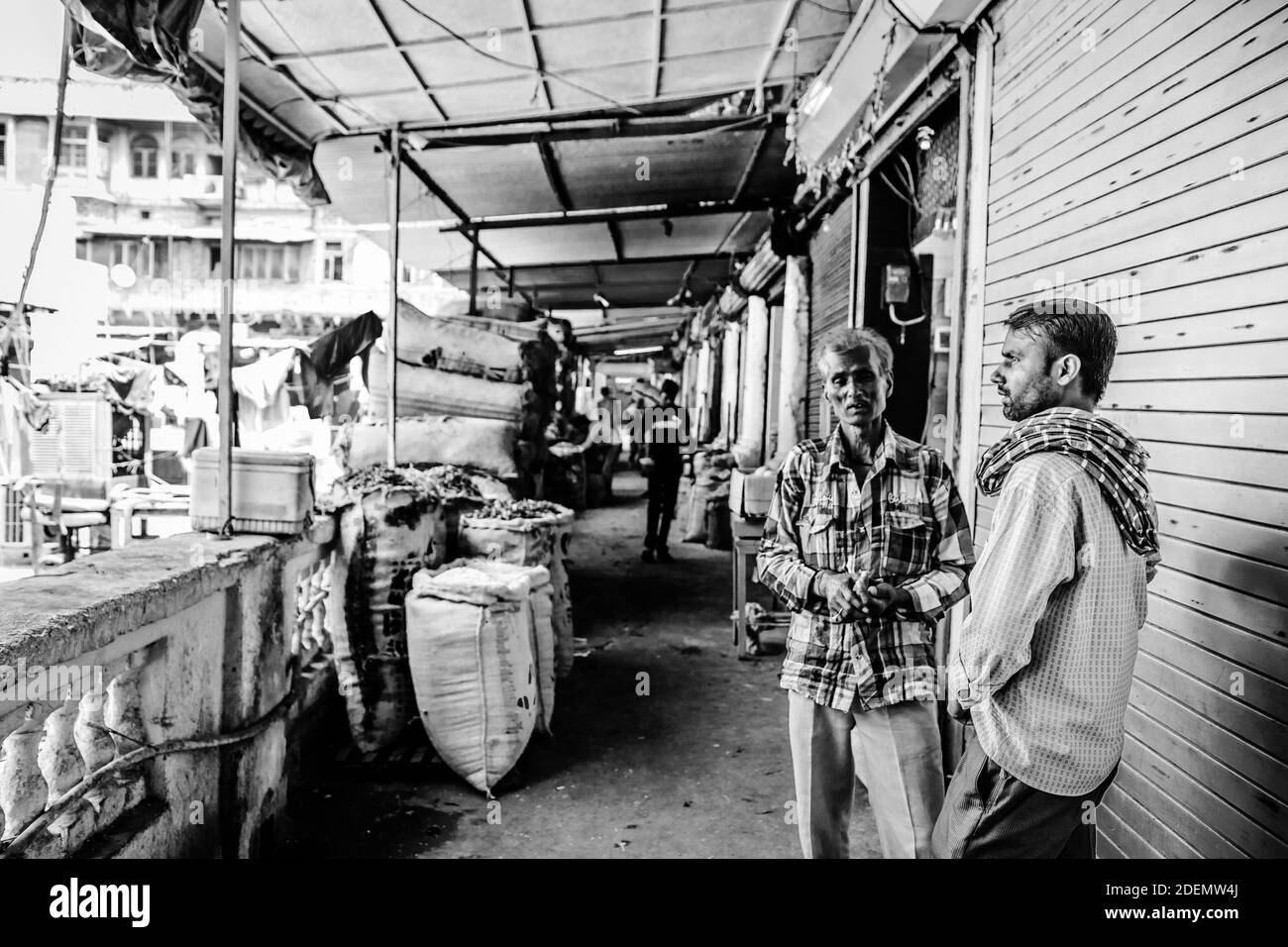 DELI, INDIA - 05 marzo 2016: La cultura indiana & è gente colorata amichevole, gli edifici belli e l'architettura Foto Stock