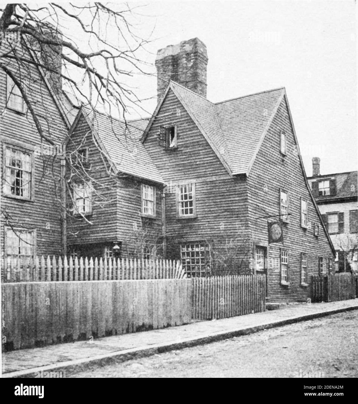 Nel 1668, il mercante e armatore John Turner costruì una casa a Salem Harbour destinata a diventare una delle case storiche più amate d’America. Foto Stock