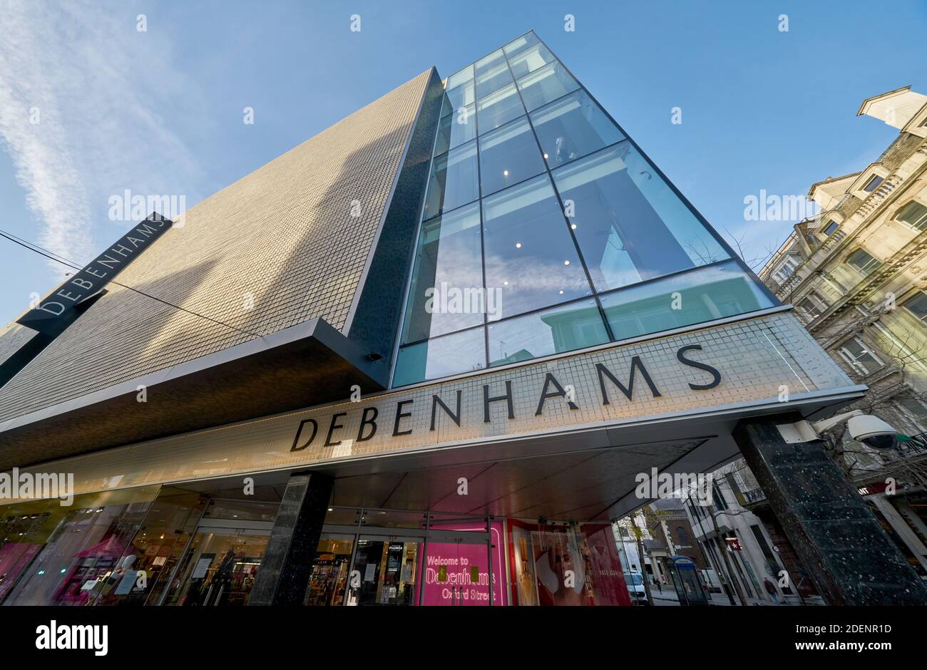 debenhams grande magazzino oxford street Foto Stock