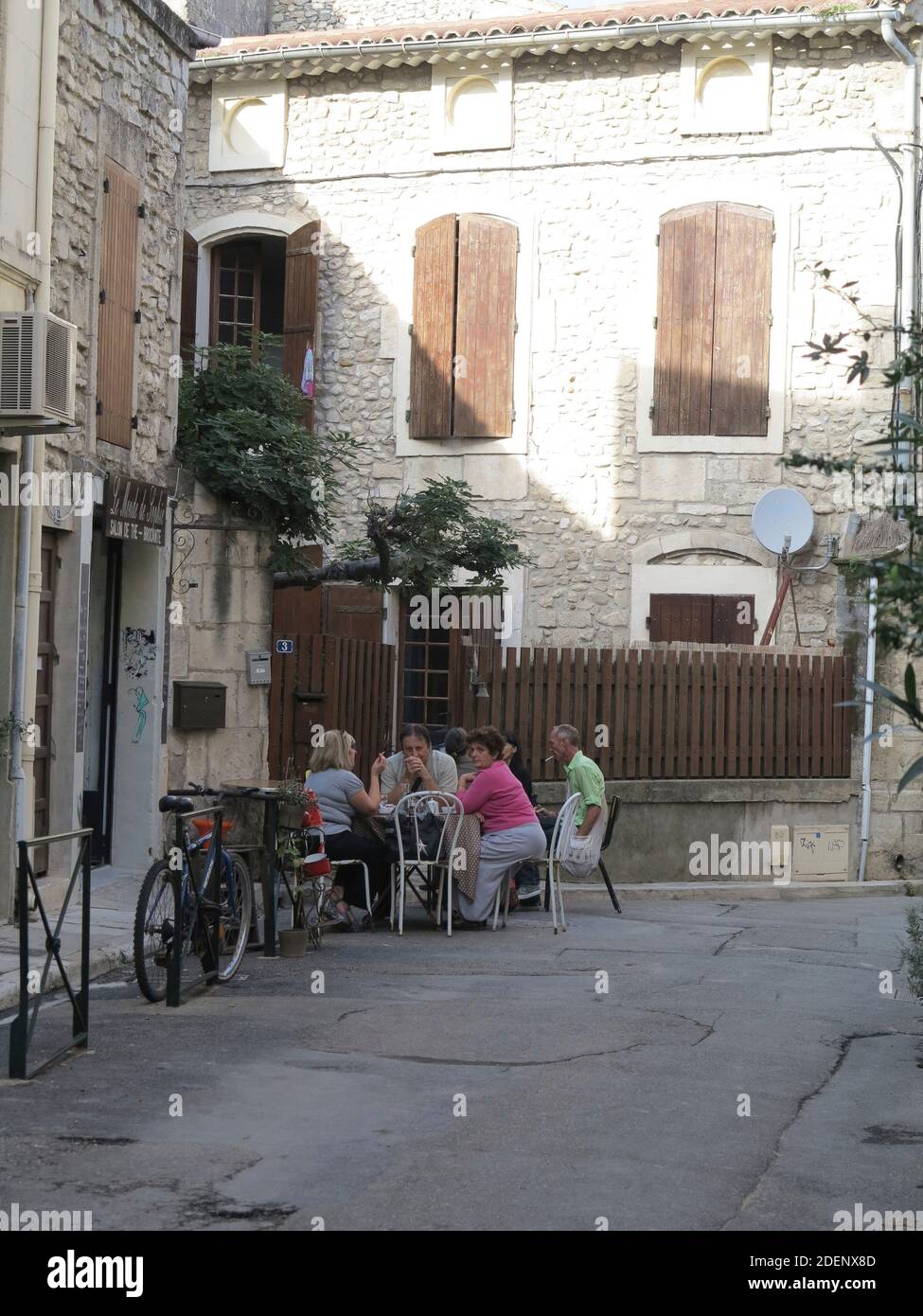 Mangiare fuori in Francia Foto Stock