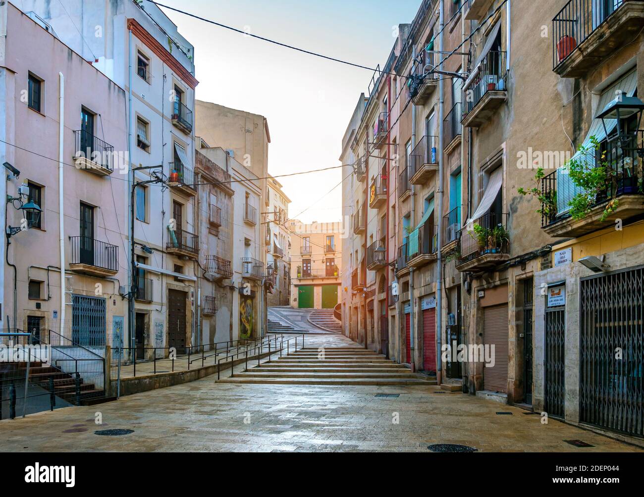 Tarragona, Spagna - Set 20 2020: Città spagnola di Tarragona sulla costa mediterranea Foto Stock